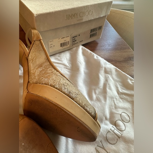 Jimmy Choo Nova Lace - nude color - Picture 8 of 12